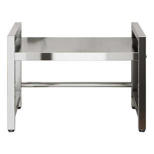 供应可伸缩微波炉置物架不锈钢烤箱支架多功能台面多层收纳架