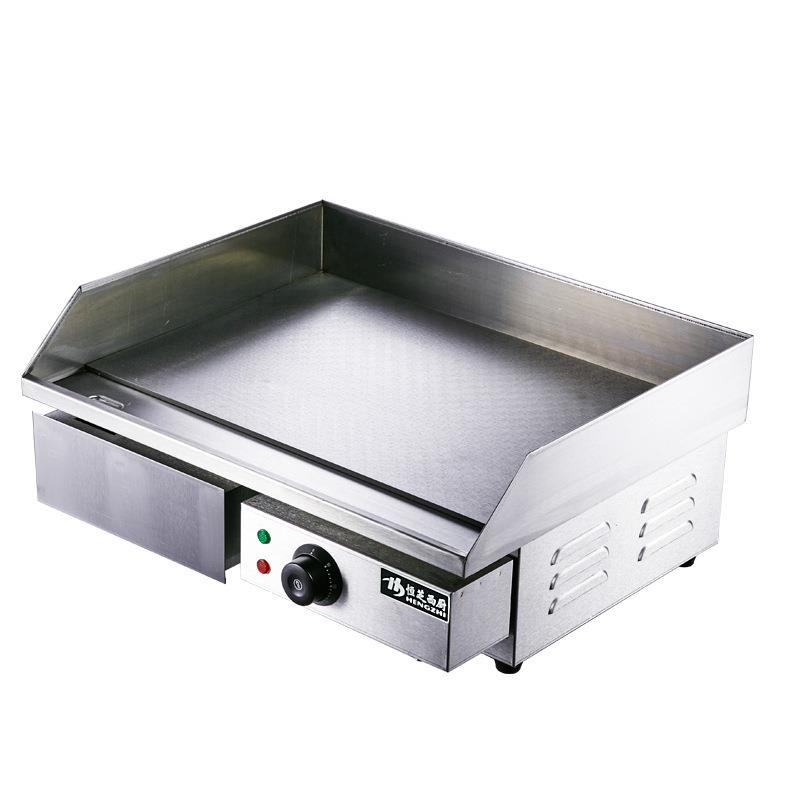 电平扒炉EG-818商用双温控电热平扒炉铁板烧机手抓饼机器
