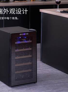 红酒柜恒温酒柜电子迷你家用小型茶叶半导体雪茄柜冷藏柜储存冰吧