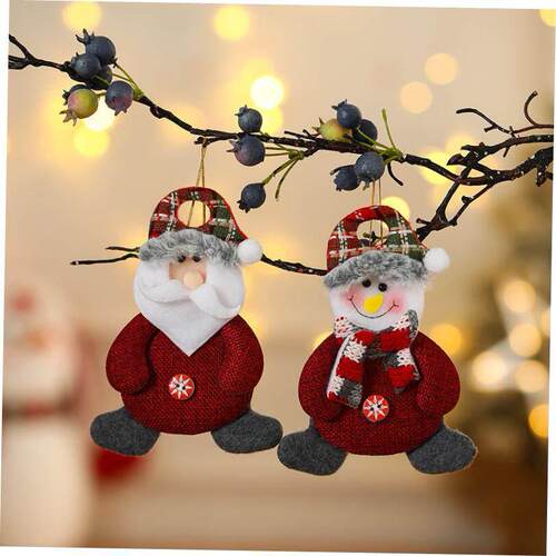 Christmas dollChristmas tree accessories fabric pendant