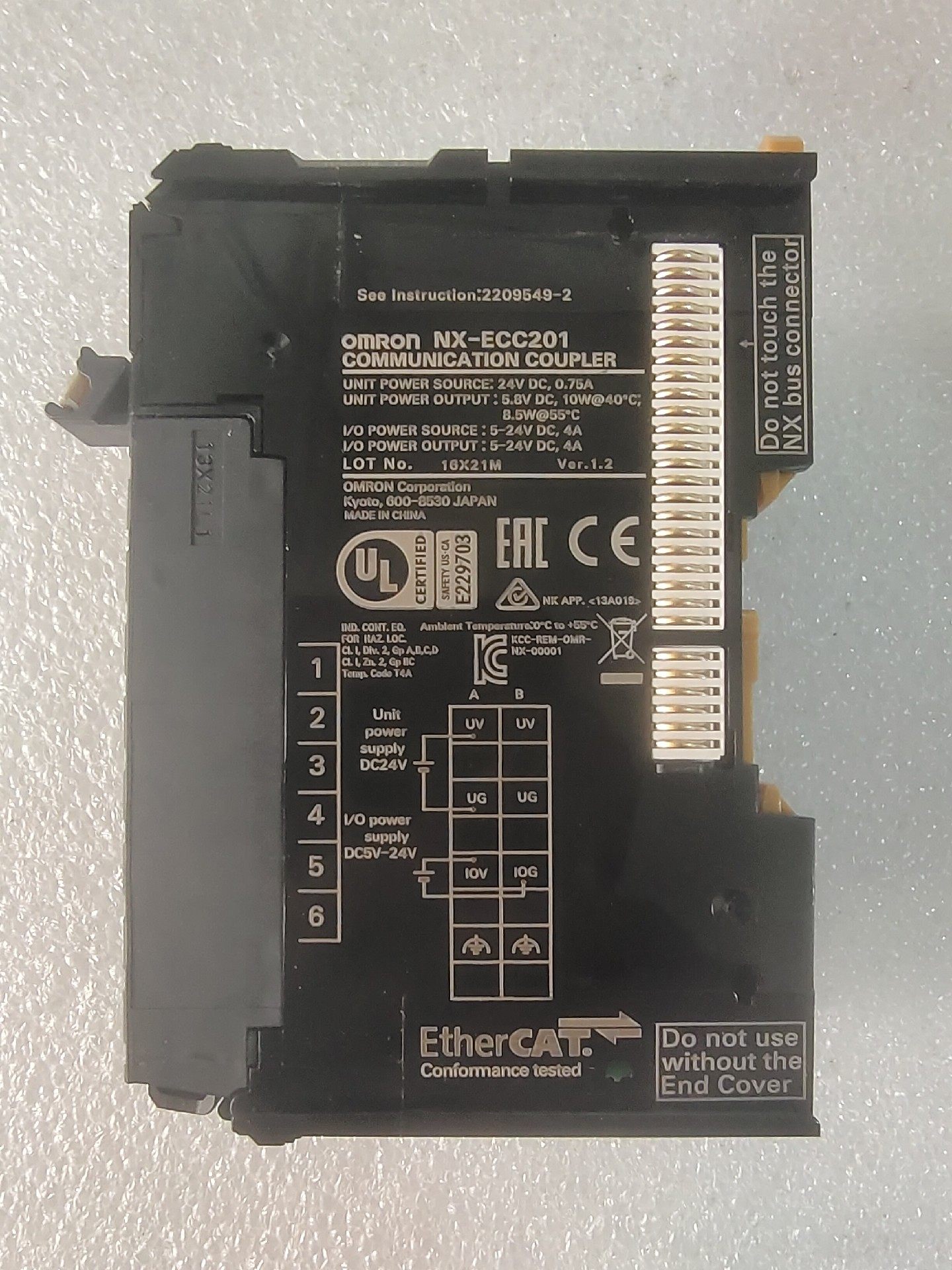 OMRON 欧姆龙  NX-ECC201  包功能  实物拍