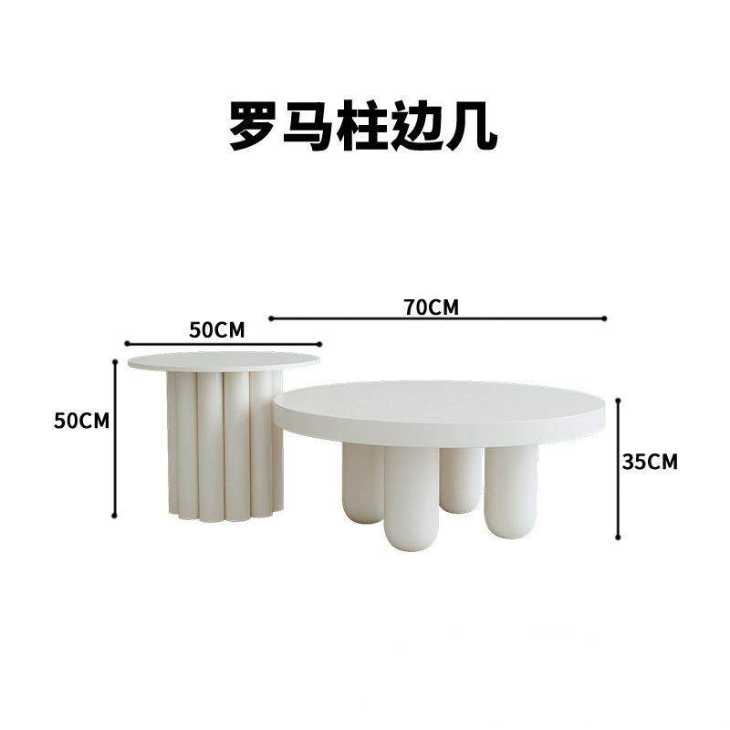 院接待休息奶油风沙发客厅小户型简约创意民宿服装店沙发茶几