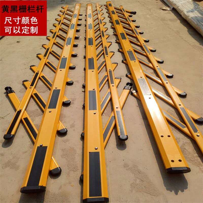 停车场栅栏杆栅栏机杆社区门禁升降杆起降八角杆铝合金四方杆拦车