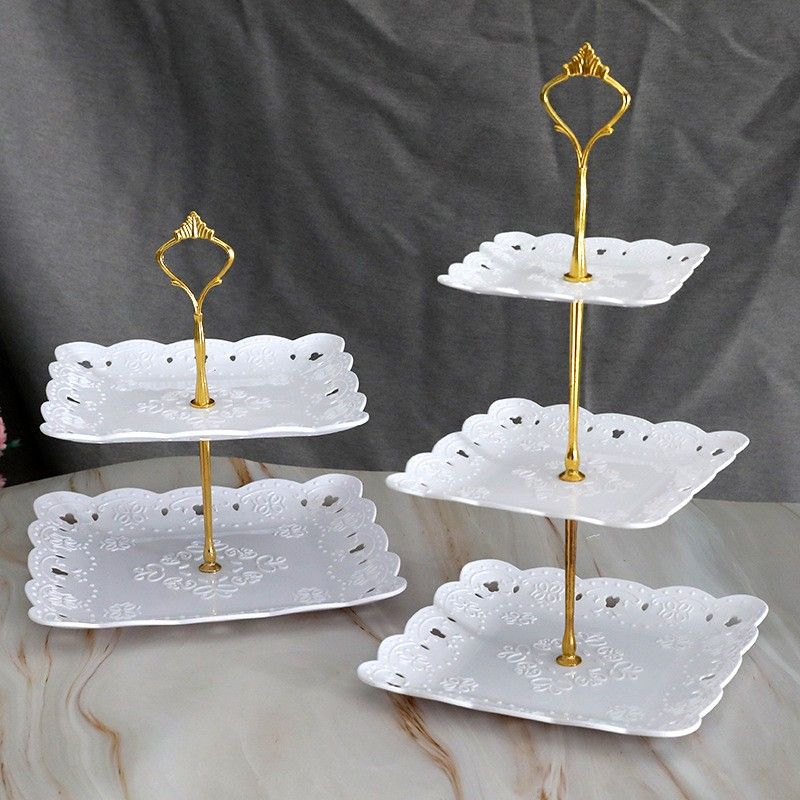 蛋糕模具 烘焙 家用果盘滴胶模具水果托盘摆台三层托盘硅胶模具