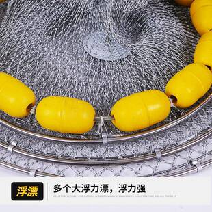 定不锈钢大双环力马线鱼海钓护 多浮球护鱼HDYH001配包 垂钓折叠