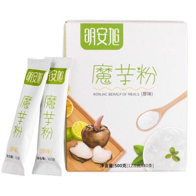 明安旭纯化魔芋粉营养早餐冲泡饮料速即食代餐饱腹烘焙0低脂肪小
