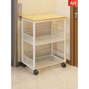 外卖放门口置物架家用门口置物架快递放置区楼道带轮落地多层收纳