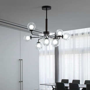 北欧灯具魔豆吊灯简约现代风格 网红分子卧室餐厅大气创意客厅吊灯