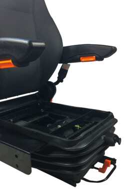 陕西博泰轨道车司机座椅A800 联动台气囊座椅 行车天车司机座椅