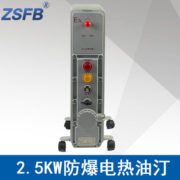 浙江中沈BDN58-2.5KW防爆密闭式电热油汀电暖气功率2500W13片220V