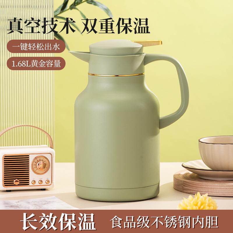 304不锈钢保温水壶大容量焖茶壶高端闷泡壶家用热水瓶白茶焖暖壶