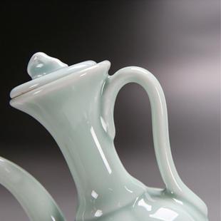 仿宋执壶陶瓷点茶工具手执壶汤瓶茶酒壶宋代斗茶比赛培训练习茶壶