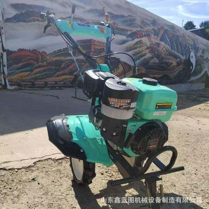 195风冷柴油两驱直连款犁田耕地机 果园锄草松土小型田园管理机