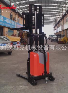佛山三水里水升高车升降车厂家1T2M全半电动液压堆高车上货堆垛车