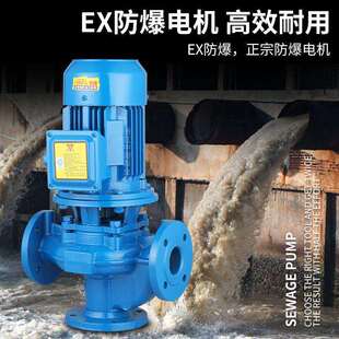 管道泵380V不锈钢国标工业废水排污增压泵 GW管道排污泵无堵塞立式