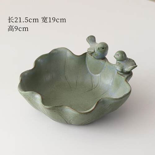 水培陶瓷花盆大口径特大盆铜钱草水仙剑山水养鱼缸绿植家居摆设