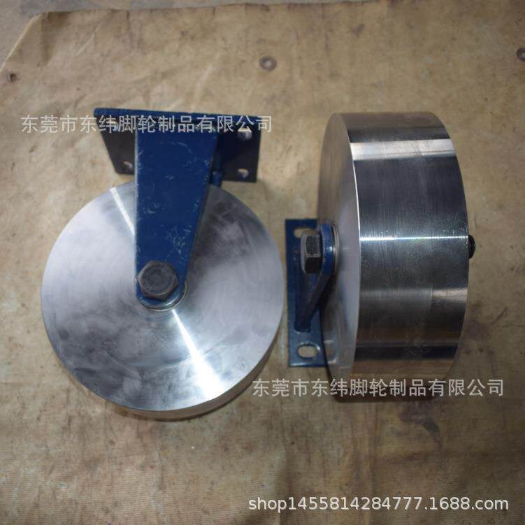 锻钢铁轮 轨道轮 槽钢轨道滑轮铁轨工业轨道轮 重型平板车轮