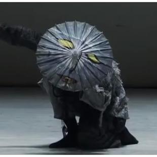 首尔国际舞蹈大赛 傀 刘华斌 民族舞蹈伞傀 跳舞伞道具伞工艺伞