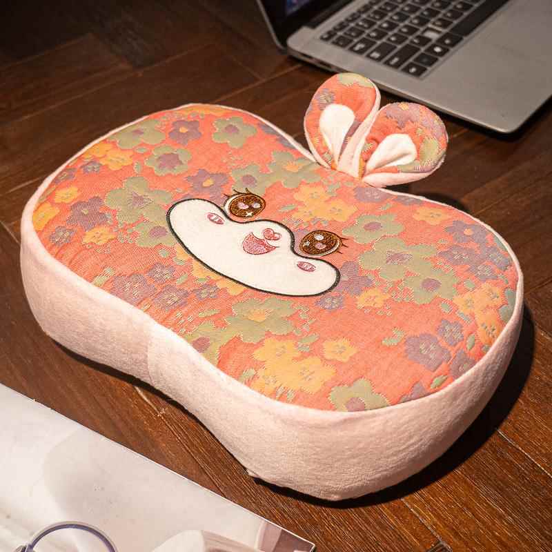 高档乳胶冰丝抱枕床女生腰睡觉办公忆室专用学生宿舍上记棉护枕头