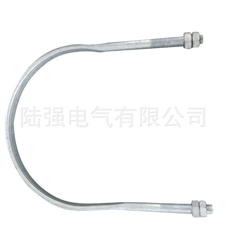 厂家供应18-200U型抱箍 镀锌高铁预埋U型抱箍 加厚建筑U型抱箍