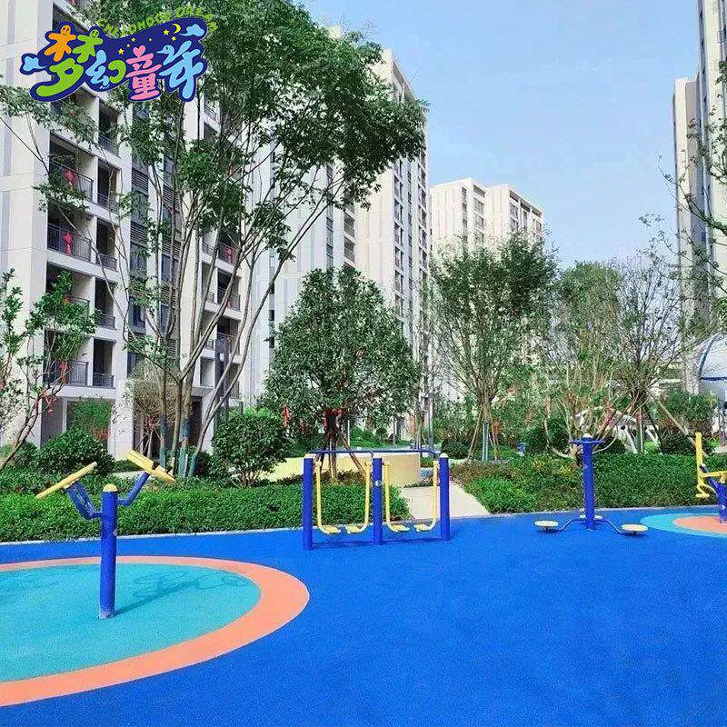 户外大型无动力游乐设备不锈钢儿童组合滑梯秋千摇马跷跷板转椅