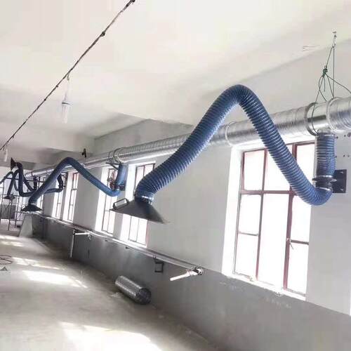 耐高温吸气臂万向柔性吸气臂工业通风定位吸尘管焊接吸气臂机械臂