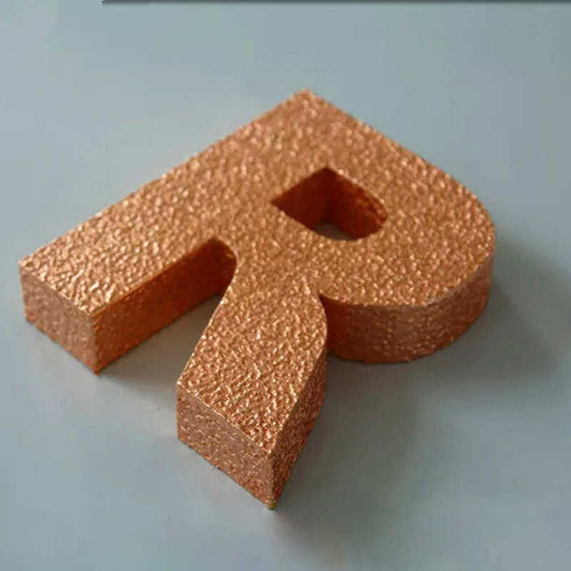 金属犁地字金箔贴金字门头广告牌 三维立体雕刻贴金箔广告字