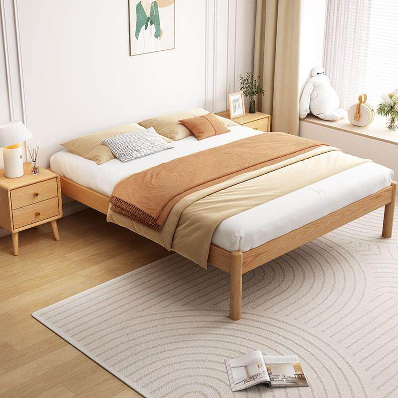 全实木无床头双床人架1.民258其他/oth米榻榻排米宿无靠背尺寸骨