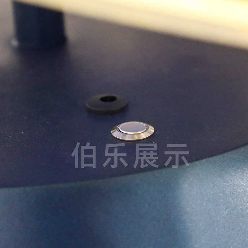 发光亚克洋酒转盘展台圆形白酒 led金属发光酒酒具展示架灯座力