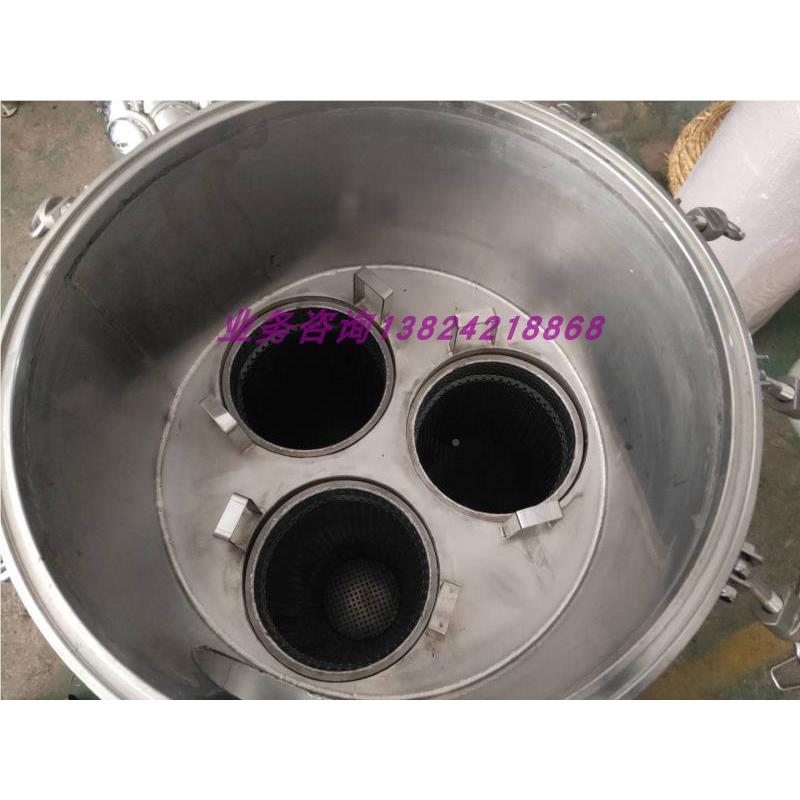 不锈钢多袋式BF-450-2过器井污水废水垃圾渗透液却冷循环水袋滤式