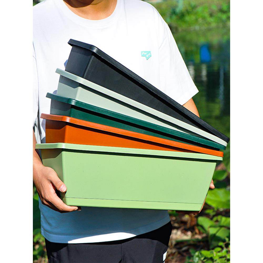 阳台长方形种菜盆种菜神器家庭阳台蔬菜草莓盆栽专用箱特大号花盆,鲜花速递/花卉仿真/绿植园艺,花盆,淘宝优惠券,粉丝福利购,淘宝优惠卷