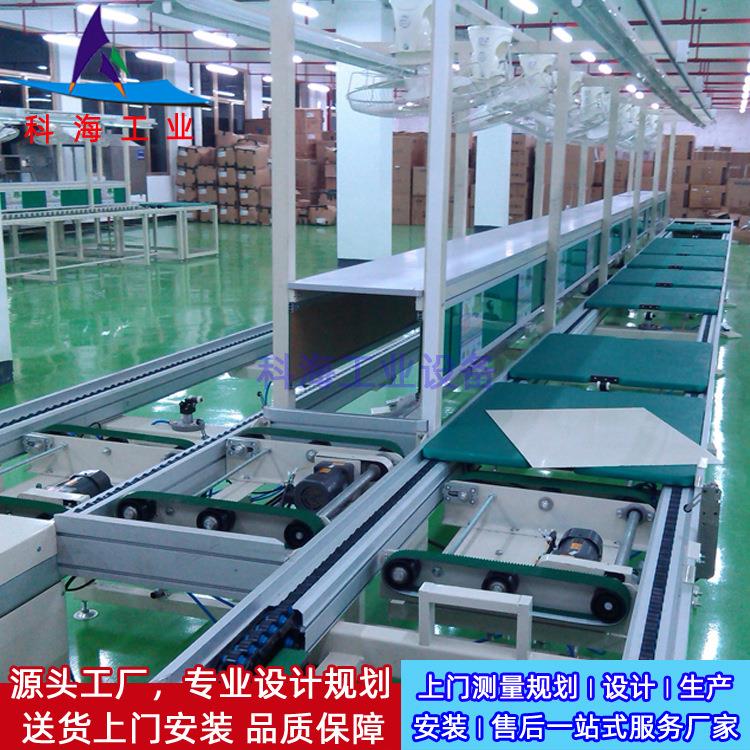 环形倍速链老化生产线 显示器组装流水线 电脑显示器装配生产线