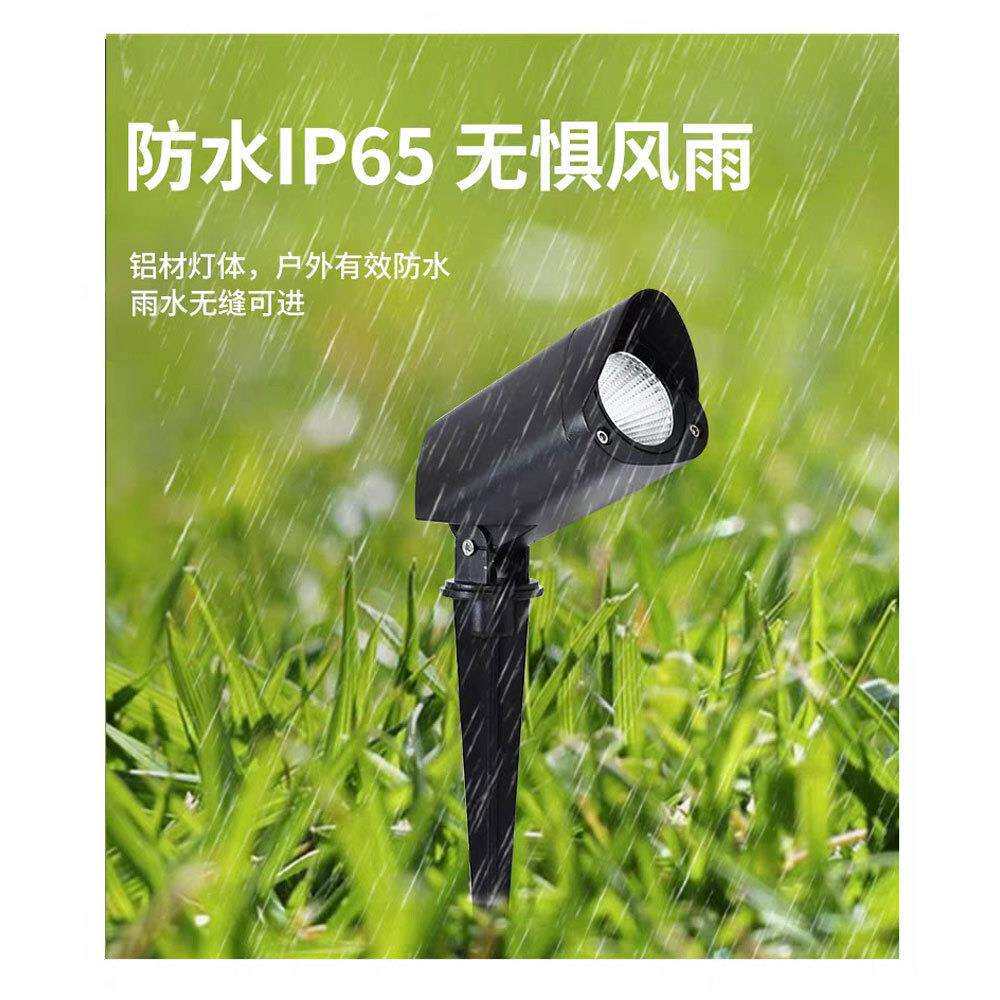 户外ld插地灯强e光照明铝材dc2射4v照树灯装饰草坪灯中山灯灯具88