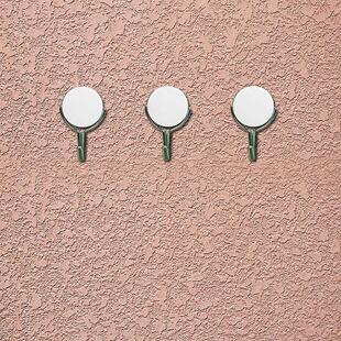 粗糙凹平墙泥面挂钩热熔胶粘水凸墙粘钩硅藻泥免不钉免打孔1贴钩