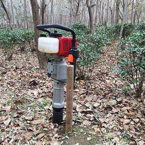 手提式冲击栽桩机 抗洪栽桩机 新款钢管栽桩机