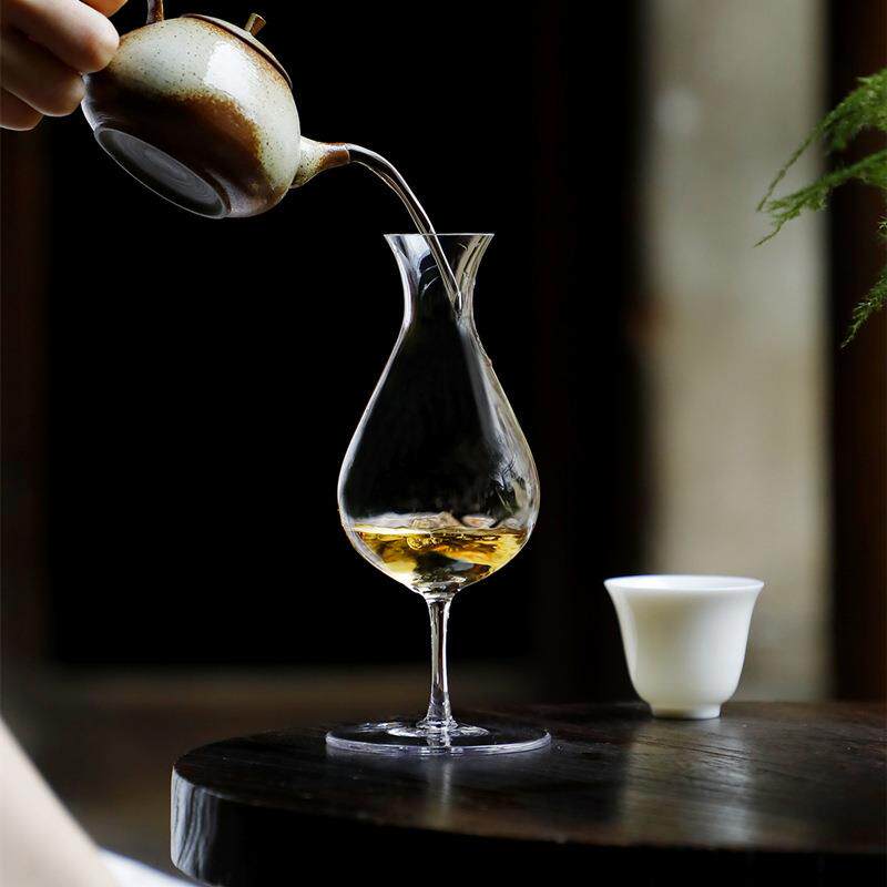 含苞分茶器耐热玻璃绿茶器高脚匀杯创意公道杯家用醒酒器茶海茶具