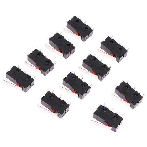 10Pcs Tact Switch KW11-3Z 5A 250V Microswitch 3PIN Limit