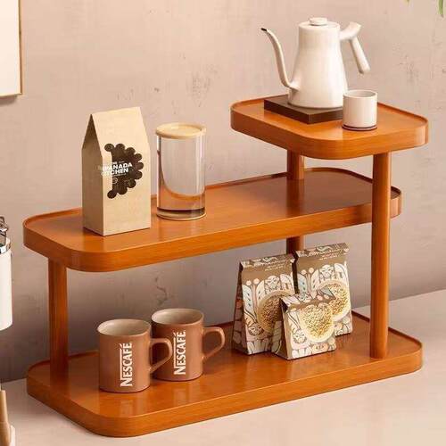 桌面置物架杯子收纳架子餐桌台面工位水杯咖啡杯茶具桌上小型杯架