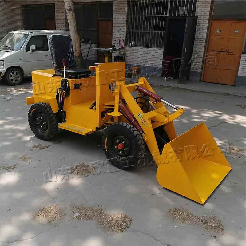 四轻电动装载机 农873用小型电动小车 建筑散状驱物料铲度铲挖机