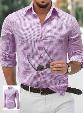 Men’s and Gentleman Formal Dress Shirts — Slim Fit, Long S