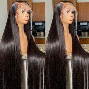 新款直销跨境外贸 欧美女士时尚假发wig 非洲热销前蕾丝中分直发