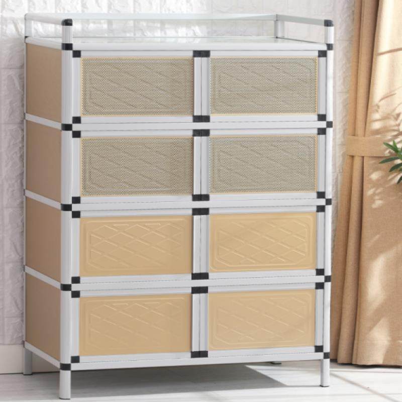 铝合金收纳柜不锈钢碗盘柜简易厨房收纳柜子锅碗碟餐边柜子现代灶,收纳整理,收纳柜,淘宝优惠券,粉丝福利购,淘宝优惠卷