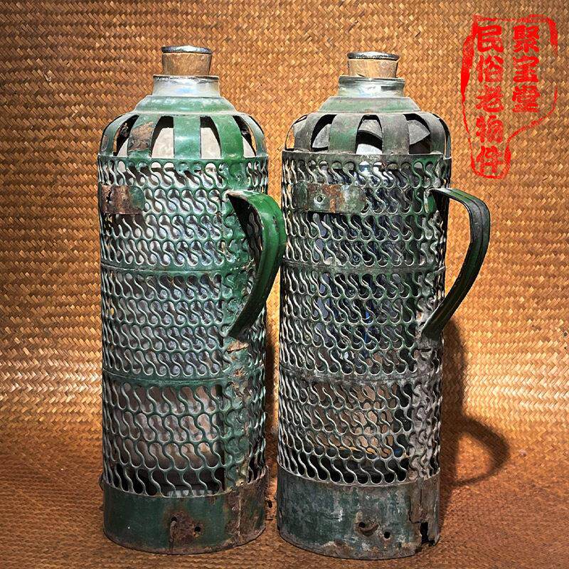 民俗怀旧老物件老暖瓶旧水壶暖水瓶覆古村史馆展览装饰摆饰影视道
