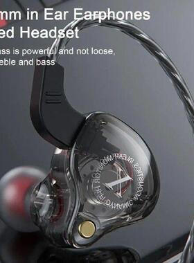 3.5mm Braided Cable Earphones Wired Earphone Deep Bass