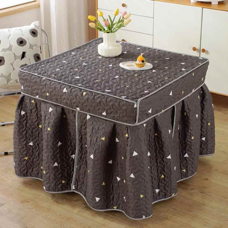 批发加厚烤火罩新款电炉罩家用正方形烤火桌罩套桌布电暖桌烤火炉