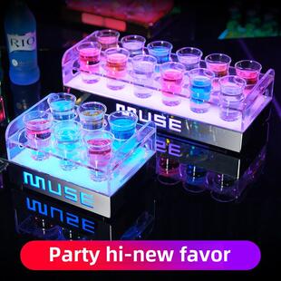 酒吧夜光酒架派对Ktv桌酒套香槟洋酒子弹杯架鸡尾酒架