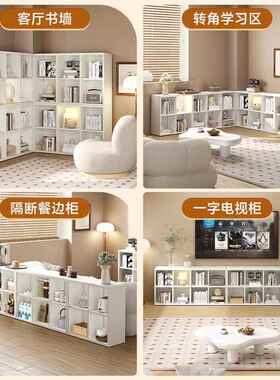 2I童可纳移动书架客厅置儿YD-CKSA物架子柜宝宝收格矮柜钢制书柜