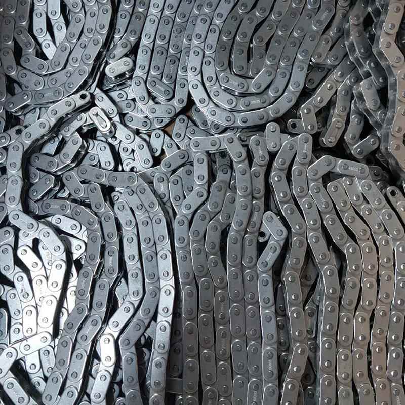 304不锈钢链条08B10A12A16A20A单双排传动工业链不锈钢接头卡扣