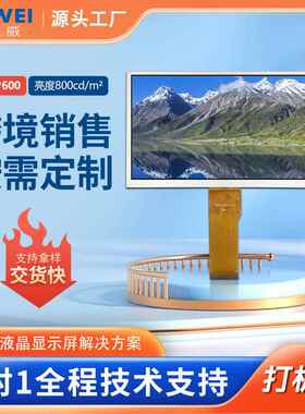 AUS7寸1024*视600PS高亮800cId/m2车表导航户外可仪工控医疗显示