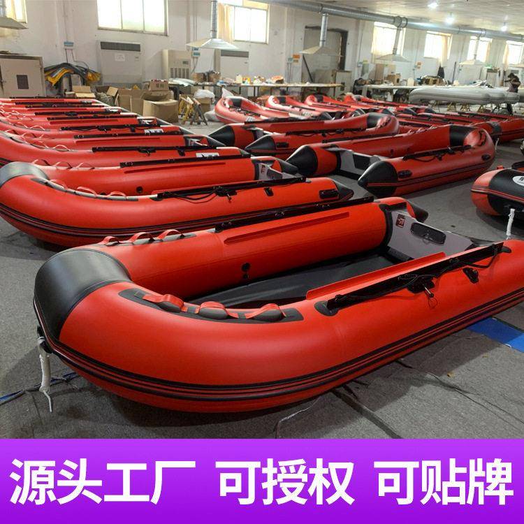防汛橡皮艇/船外机套装带发动机配件齐全新款厂家直售橡皮艇